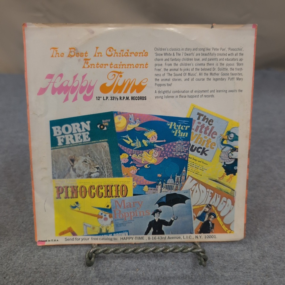 Cricket Records Musical‎ Chairs Playtime Activity 45 RPM Vinyl Record C 102 VG - Picture 2 of 4
